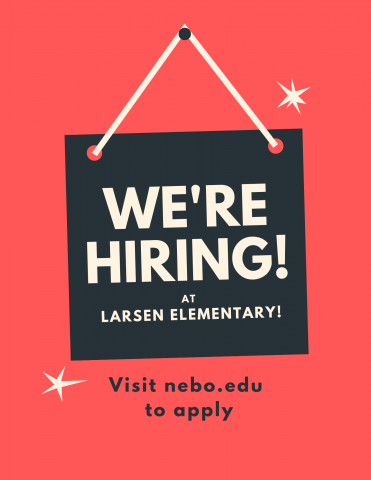 We have a couple technician job openings available here at Larsen.  Please click on the link to apply:  https://apply.nebo.edu/location-detail-list.php?lid=136&cid=60