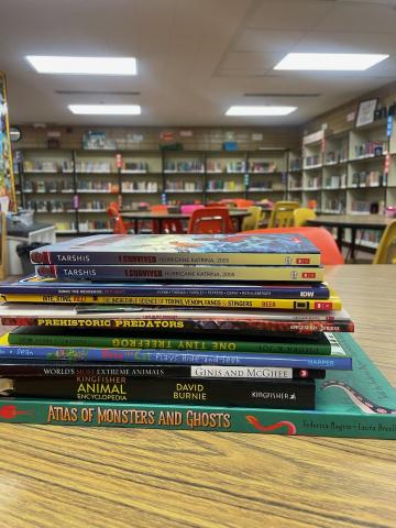 Thank you to all who supported the Book Fair! We were able to get so many books into students hands! Here are some of the soon-to-be-available library books we were able to get with your generous donations and support. Happy Reading!