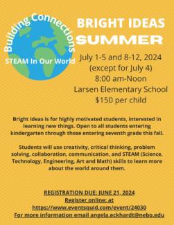 Bright Ideas Summer Program