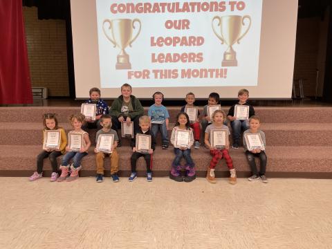 These amazing students showed a positive attitude at school during the month of December.  They were recognized at an assembly last week.  Keep up the good work students!