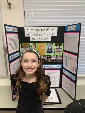 Larsen has some pretty great scientists.  These three girls participated at the district level science fair yesterday.  Evey Gibson and Olivia Jensen received Honors for their project and Reese Knotts received High Honors. They are all moving on to CUSEF at BYU next month.  Good luck!