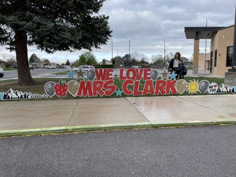 Today is Principal Appreciation Day and we wanted to make sure that we recognize our amazing principal, Mrs. Clark!  She works tirelessly and is an advocate for every student everyday.  Mrs. Clark makes sure that each one is getting the education, skills and opportunities they need to be successful in their schooling.   The staff at Larsen Elementary are so grateful for her as well.  Mrs. Clark always has a smile on her face and is so positive.   She goes above and beyond to make all of us feel valued and a