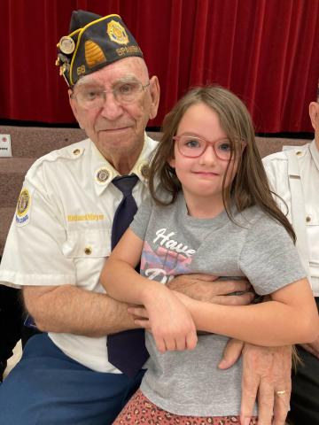 Veterans Day is a national holiday held annually on Nov. 11 in the United States to honor those who served in the country’s armed forces.  Today we were fortunate to have some veterans visit our school.   One of the veterans that came was a even a Larsen student's great grandpa.  They talked to us about all the brave men and women who served our country or are serving right now.  Larsen Elementary is so grateful for their service and sacrifice to keep our country free.  We all honor you on this day!