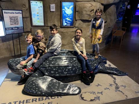 Second grade students visited Loveland Living Planet Aquarium in Draper.  They learned a lot about the different species of marine life and their habitats.  