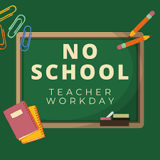 Just a reminder that there will be NO SCHOOL held on Wednesday, March 22nd.  Teachers will be attending trainings that day.