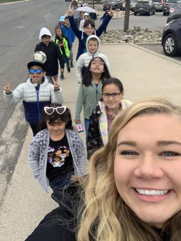 We love our walking field trip to the all abilities park! Students have worked super hard on reaching their goals and it’s a great chance to reward their hard work!