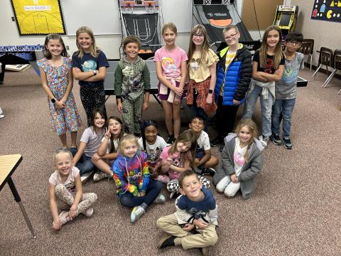These amazing students were our Principal's 200 Club winners for September!  