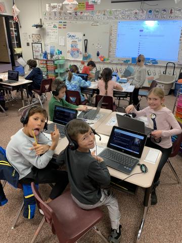 Second grade got to use AI to chat with Martin Luther King Jr. in order to research him for their informational writing!