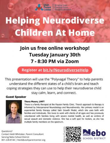 Workshop to Help Neurodiverse Children at Home