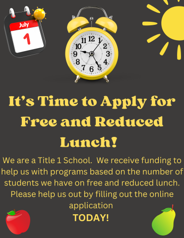 Apply for Free and Reduced Lunch