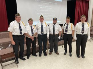 Larsen Elementary faculty and staff would like to thank all veterans for their service and sacrifice for our freedoms.  We had some special veterans come today to talk to our students about freedom and their service.  It was an honor to have them at our school.  Thank you for your bravery.