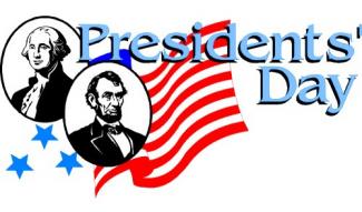 Just a reminder that there will be no school held on Monday, February 21st for the Presidents Day holiday.  