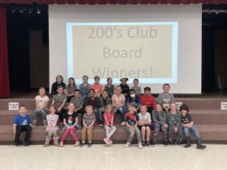 Congratulations to these students for their names being picked for golden tickets and winning the Principal's 200 Club.  Keep doing great things and making good choices.  Larsen Elementary students are the best!