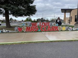 Today is Principal Appreciation Day and we wanted to make sure that we recognize our amazing principal, Mrs. Clark!  She works tirelessly and is an advocate for every student everyday.  Mrs. Clark makes sure that each one is getting the education, skills and opportunities they need to be successful in their schooling.   The staff at Larsen Elementary are so grateful for her as well.  Mrs. Clark always has a smile on her face and is so positive.   She goes above and beyond to make all of us feel valued and a