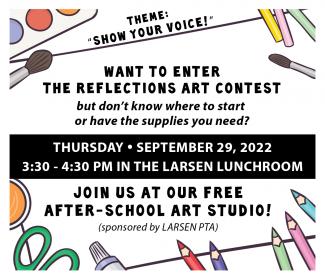 Reflections Art Studio on Thursday, September 29th