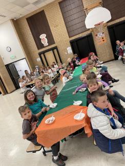 Every student that participated in the reflections contest this year got to attend an ice cream party to celebrate their entries! We have talented kids at Larsen. Way to go Leopards!