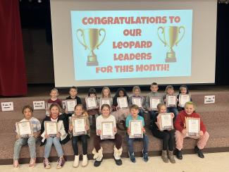 Congratulations to these awesome students for being recognized as our Leopards Leaders for November!  Keep up the good work!