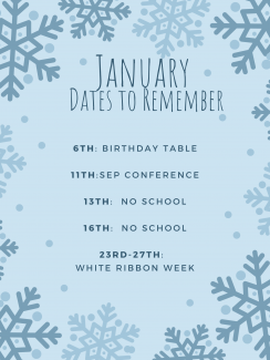 Here are the January events that are going on at Larsen.  Happy New Year!