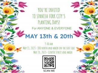 Early Information on Spanish Fork City Planting Days