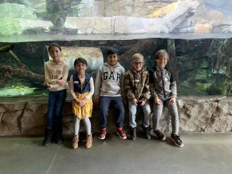 Second grade students visited Loveland Living Planet Aquarium in Draper.  They learned a lot about the different species of marine life and their habitats.  