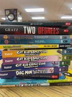 Thank you to all who supported the Book Fair! We were able to get so many books into students hands! Here are some of the soon-to-be-available library books we were able to get with your generous donations and support. Happy Reading!